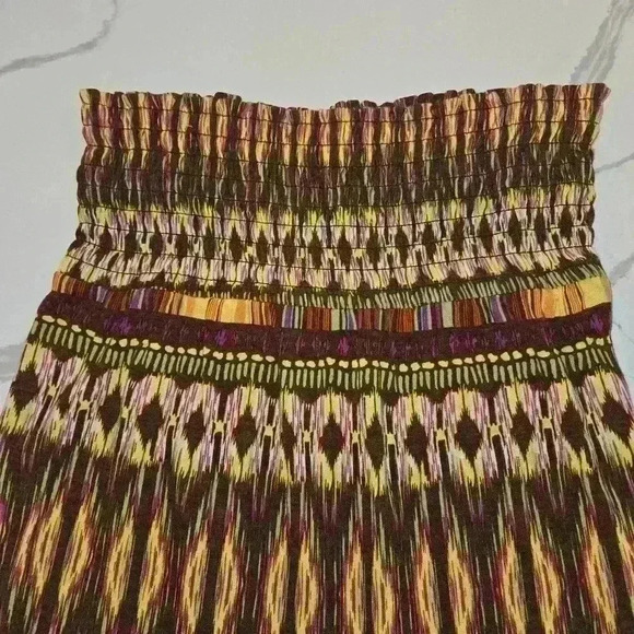 Tracy Evans Limited Womens Layered Ruffle Multi Colored Maxi Skirt Size Medium - Picture 3 of 7